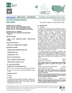 thumbnail of ICC ESR-3064P – SSMA – 2025